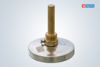 Термометр биметаллический ТБ-100-1 на диапазон показания 0..120С